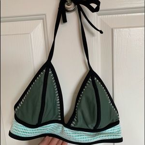 triangle green & teal bikini top from Target